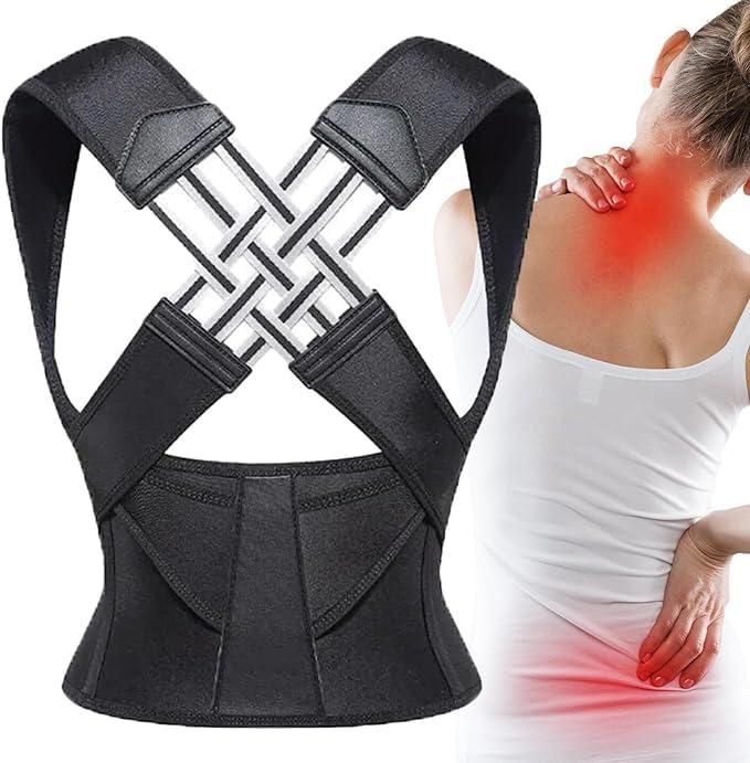 Adjustable Back Posture Corrector Belt – Spine & Shoulder Support Brace