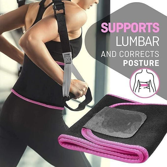 Premium Waist Trimmer Belt for Women – Adjustable Compression & Tummy Control